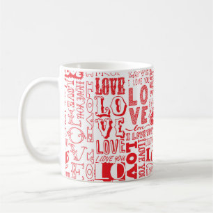 Caneca De Café fundo sem costura desenhado à mão com rabiscos a