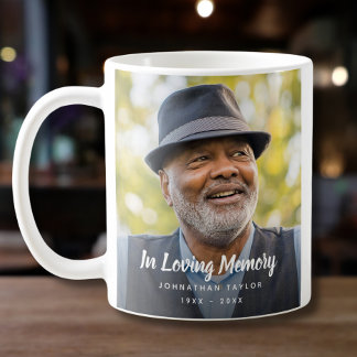 Caneca De Café Funeral Personalizada do tributo Memorial Personal