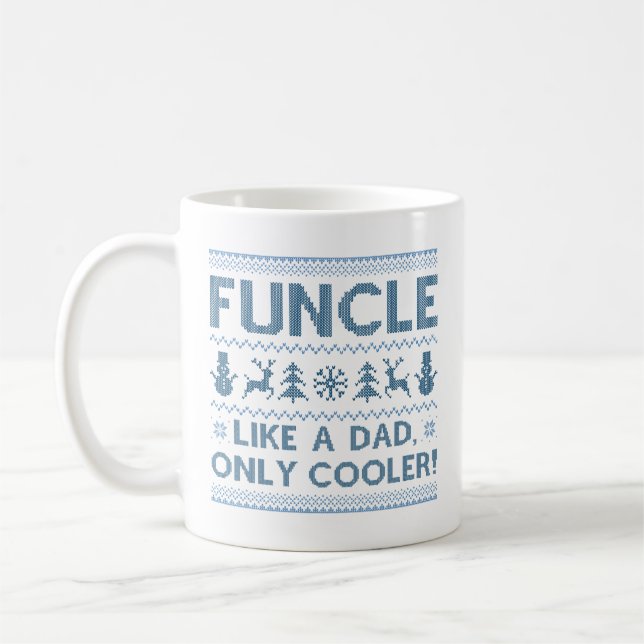 Caneca De Café Funículo Como Um Pai Apenas Mais Frio (Esquerda)
