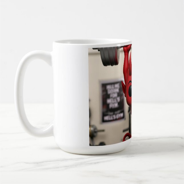 Caneca De Café Funko Pop! Hell’s Gym Devil – Pumping Iron Edition (Esquerda)
