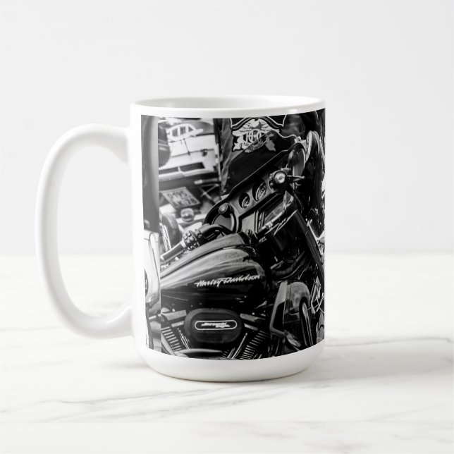 Caneca De Café Funky Na moda Motorbikes Biker Rider (Esquerda)