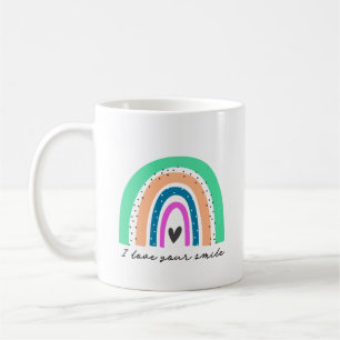 Caneca De Café Funky Rainbow Love