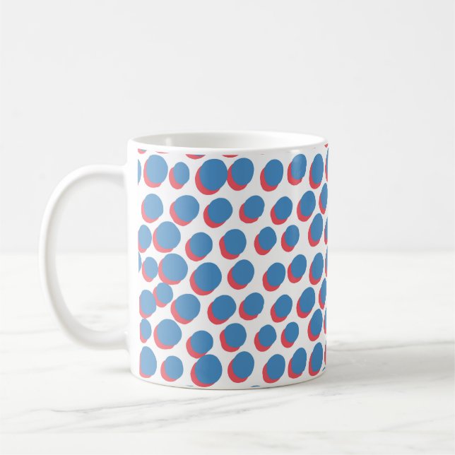 Caneca De Café Funky Retro Neon: Vintage Invisível (Esquerda)