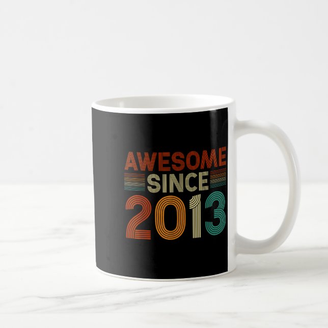 Caneca De Café Funny 12 Year Old Awesome Since 2013 Birthday Son  (Direita)