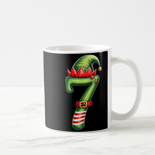 Caneca De Café Funny 6 7 Six Seven Meme Couple Matching Christmas (Direita)