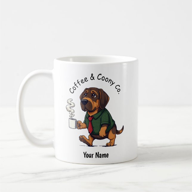 Caneca De Café Funny American English Coonh Business Suit Coffee  (Esquerda)
