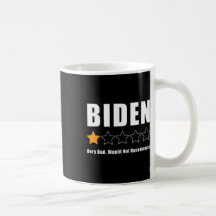 Caneca De Café Funny Anti Biden Pro Trump 1 Estrela - Eleição De 