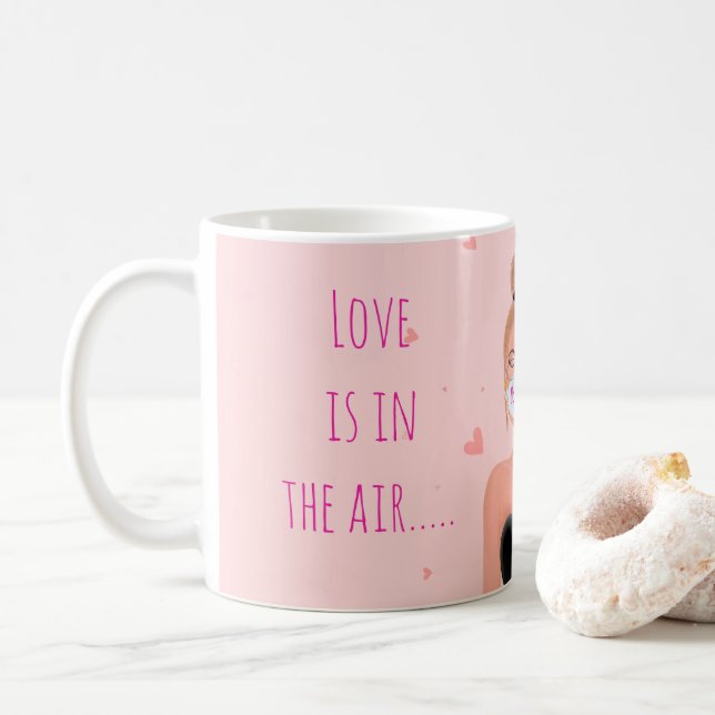 Caneca De Café Funny Anti-Valentine’s Day  (Com Donut)