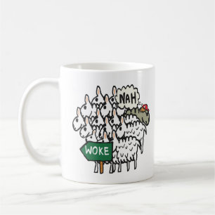 Caneca De Café Funny Anti Woke Sheep