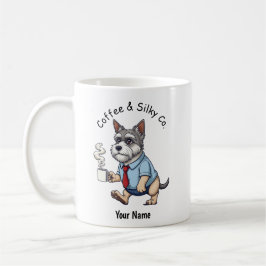 Caneca De Café Funny Australian Silky Terrie Business Suit Coffee