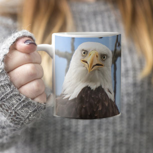 Caneca De Café Funny Bald Eagle