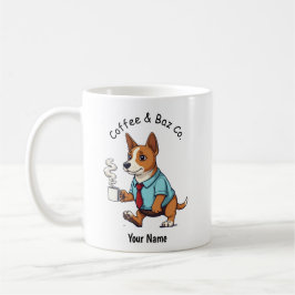 Caneca De Café Funny Basenji Dog Business Suit Coffee 