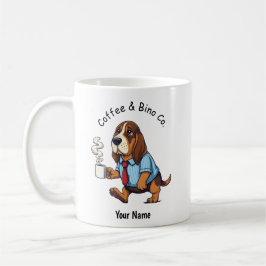 Caneca De Café Funny Basset Hound Business Suit Coffee