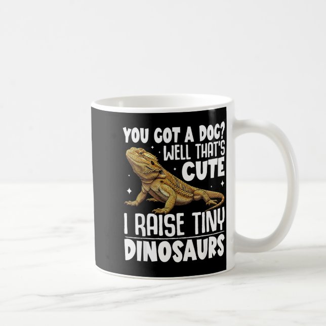 Caneca De Café Funny Bearded Dragon Shirt For Men Women Lizard Lo (Direita)