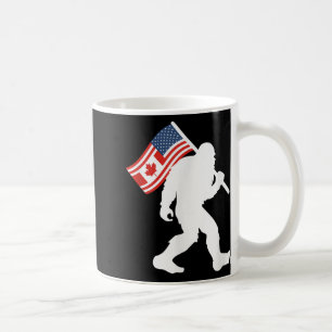 Caneca De Café Funny Bigfoot Canada O 51 State Trump Canadá EUA