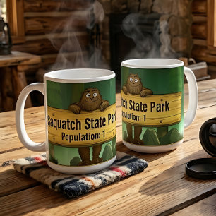 Caneca de Café Funny Bigfoot – Parque Estadual Sas