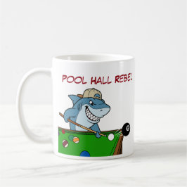 Caneca De Café Funny Billiards Shark Pool Hall Rebel Coffee Mugs