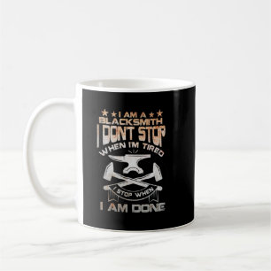 Caneca De Café Funny Blacksmith cita roupas para homens Smith
