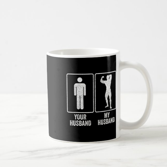 Caneca De Café Funny Bodybuilder Bodybuilding Husband Relationshi (Direita)