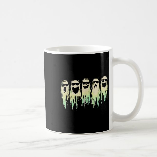 Caneca De Café Funny Boo Cute Ghost Halloween Soky Fall Season Vi (Direita)