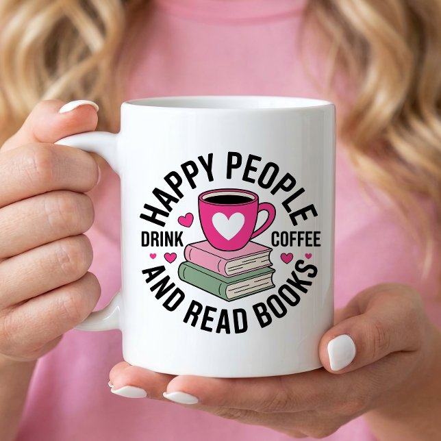 Caneca De Café Funny Book Lover Coffee Addict Reading Nerd (Criador carregado)