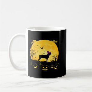 Caneca De Café Funny Boston Terrier Dog Halloween
