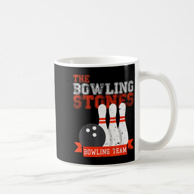 Caneca De Café Funny Bowling Stones - Bowl Srts Team  (Direita)