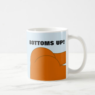CANECA DE CAFÉ FUNNY BUNDA NUA DE CABEÇA PARA BAIXO 