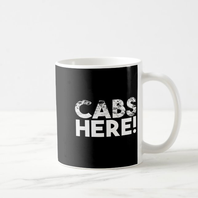 Caneca De Café Funny Cabs Here - Funny Guido New Jersey Gtl Shore (Direita)