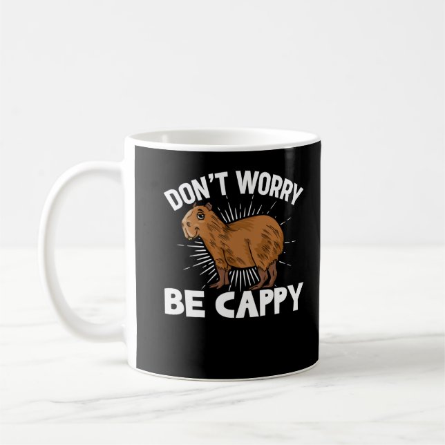 Caneca De Café Funny Capybara Owner Capybara Pet (Esquerda)