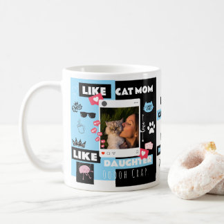 Caneca De Café Funny Cat MOM CAT DAD CAT GIFT MUG FOR CAT LOVERS