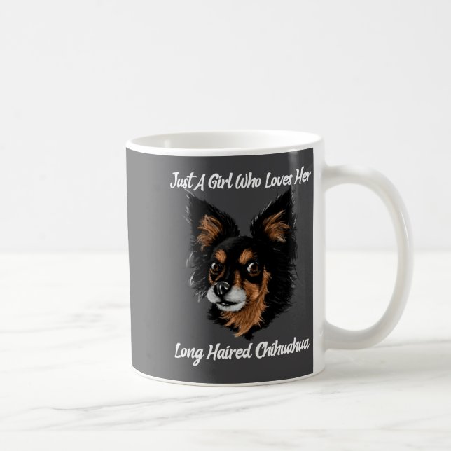 Caneca De Café Funny Chihuahua Just A Girl  (Direita)