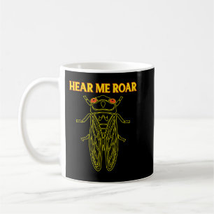 Caneca De Café Funny Cicada Mega Brood XIX XIII 13 17 Anos Cicad