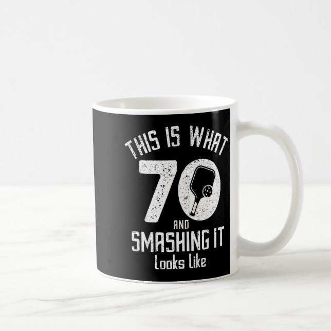 Caneca De Café Funny Ckleball 70th Birthday 70 Years Old Love Ckl (Direita)