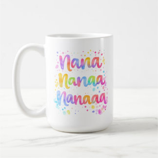 Caneca De Café Funny Colorful Dreamy Quote Paint Splashes Rainbow