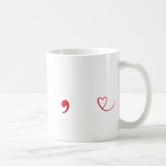 Caneca De Café Funny Comma La Kamala Harris Pontuação La Electi (Direita)