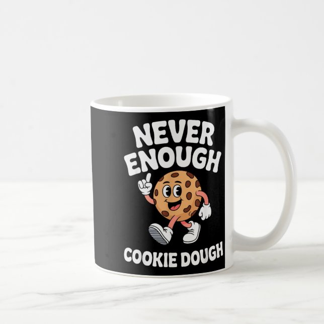 Caneca De Café Funny Cookie Dough Retro  (Direita)