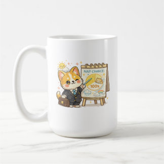 Caneca De Café Funny Corgi Weather Nap Chance