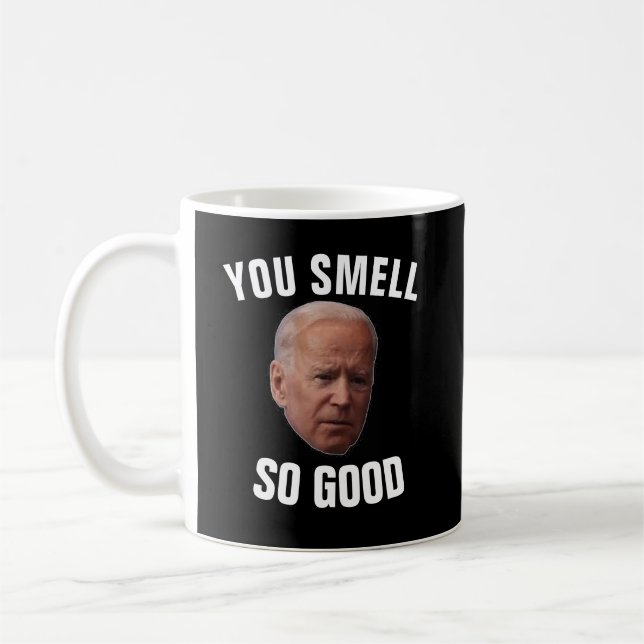 CANECA DE CAFÉ FUNNY CREEPY JOE BIDEN CAFFEE MUGS (Esquerda)