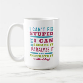 Caneca De Café Funny CRNA / Anestesiologista não consegue consert