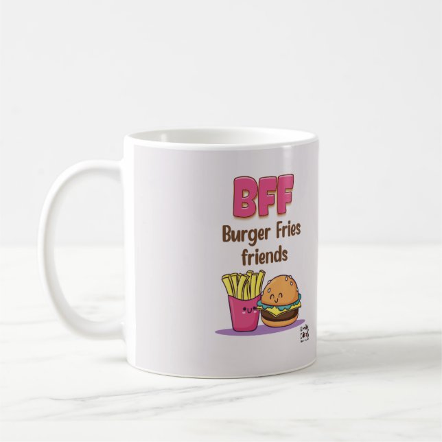 Caneca De Café Funny Cute BFF Mug (Esquerda)