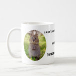 Caneca De Café Funny Cute Quokka Australia Mug<br><div class="desc">Love Quokkas? Aren't they cute! Enjoy looking at these cute little faces and have a laugh with this funny quokka coffee mug. Gift this adorable cup to a fellow quokka lover in your life, or treat yourself! Guarantee a smile each time you reach for your favourite cup of tea or...</div>