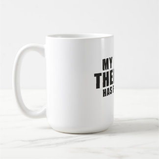 Caneca De Café Funny Dog Mom Dad Gift! My Therapist Has Four Paws