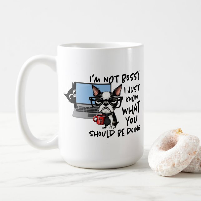 Caneca De Café Funny Dog Mug (Com Donut)