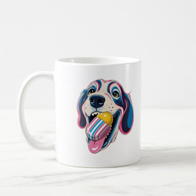 Caneca De Café funny dogs candy (Esquerda)