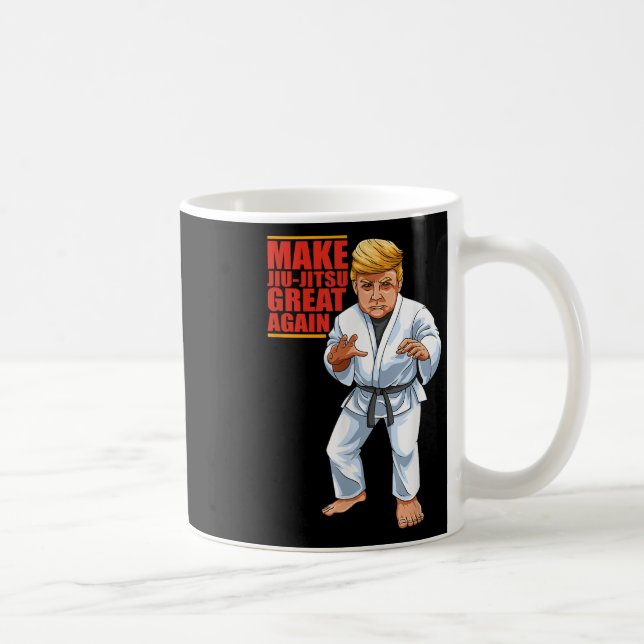 Caneca De Café Funny Donald Trump Republican - Jiu-jitsu E Bjj (Direita)