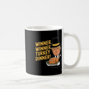 Caneca De Café Funny Donald Trump Vencedor da Turquia Janta Than