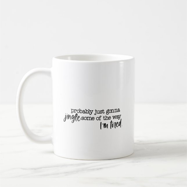 Caneca De Café Funny Employee Christmas Humor Mug (Esquerda)