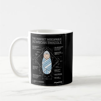 Caneca De Café Funny Enfaixando Mãe Pós-Parto Enfermeira de Bebê