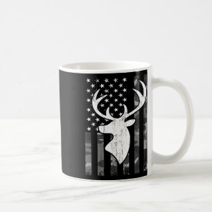 Caneca De Café Funny Eusa Flag Camouflage Whitetail Buck Deer Hun